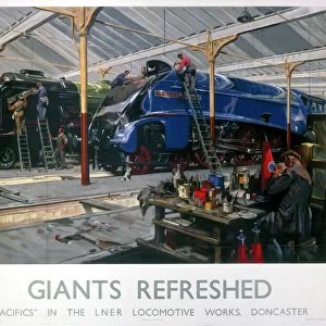 Giants Refreshed, LNER poster, 1923-1948