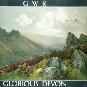 Glorious Devon, GWR poster, 1923-1947