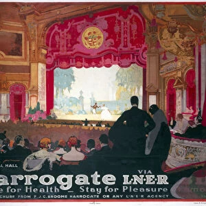Harrogate: Come for Health, Stay for Pleasure, LNER poster, 1930