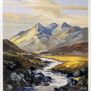 Isle of Skye Print - Vintage BR Poster