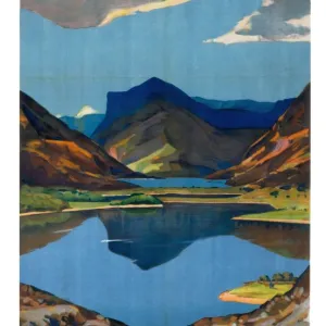 The Lake District for Holidays, LMS poster, 1923-1939