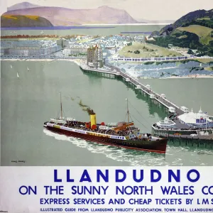 Llandudno, LMS poster, 1923-1947