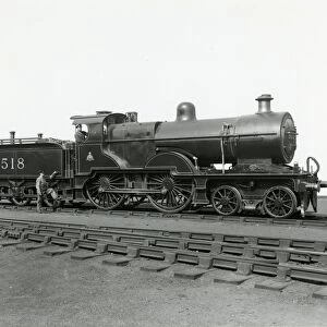 Ex-Midland Railway 2-4-0 No.1 on a Birmingham-Derby local train, 1925.  (This, I think, is - or very similar to - the engine in the drawing by W.R.  Lawson…