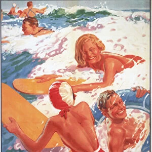 Newquay, GWR poster, 1937