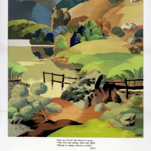 North Wales for Holidays, LMS poster, 1923-1947