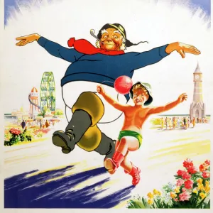 Old and young find Skegness is so bracing!, BR poster, c 1961