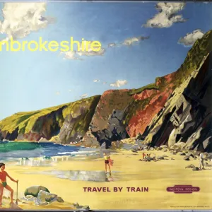 Pembrokeshire, BR (WR) poster, 1961