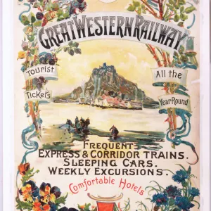 Picturesque Cornwall, GWR poster, 1897