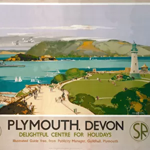 Plymouth, Devon, GWR / SR poster, 1938