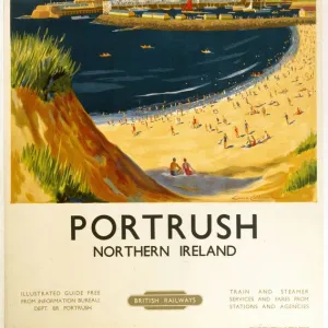 Portrush, BR (LMR) poster, 1952