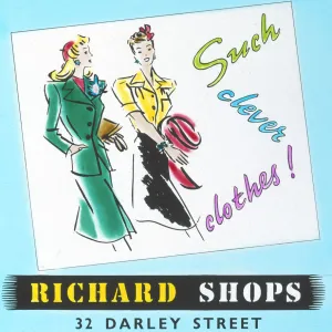 Richards Shops - Such Clever Clothes, advertisement, c 1960