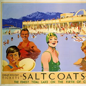 Saltcoats, LMS poster, 1935