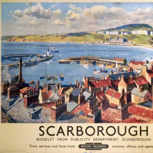 Railway Posters Collection: Scarborough Railway Posters