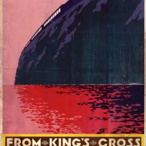 Up to Scotland from Kings Cross, LNER poster, 1923-1947