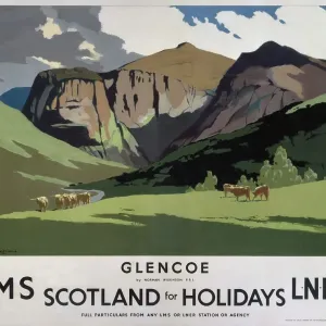 Glencoe Highland Landscape Print Glencoe Highland Landscape Print