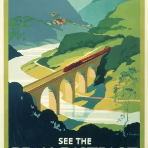 Peak District Rail Print, 1923-1947 Peak District Rail Print, 1923-1947