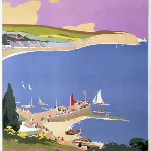 Swanage Bay Print, 1955 Swanage Bay Print, 1955