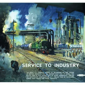 Service to Industry, BR poster, 1948-1964