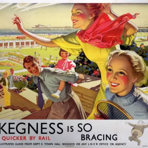 Skegness is So Bracing, LNER poster, 1923-1947