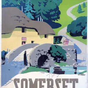 Somerset, GWR poster, 1936