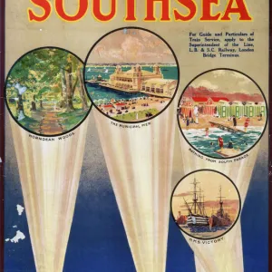 Southsea, LBSCR poster, c 1910s