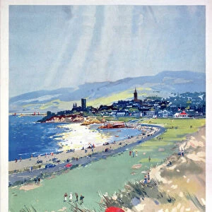 St Andrews, BR (ScR) poster, c 1950s