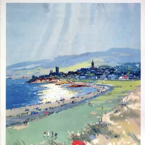 St Andrews, BR (ScR) poster, c 1950s