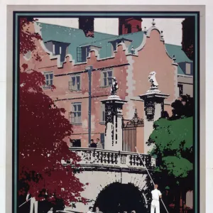 St Johns, Cambridge, LNER poster, 1923-1947