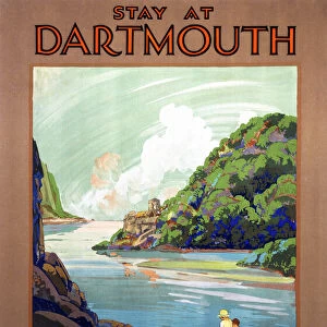 Stay at Dartmouth, GWR poster, 1930s