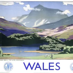 Wales, GWR poster, 1937