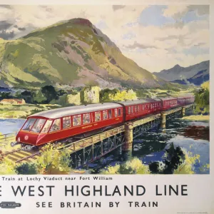 The West Highland Line, BR poster, 1959