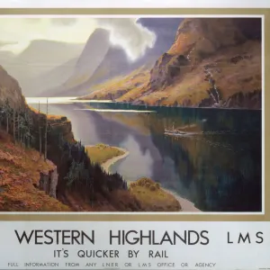 Western Highlands, LNER / LMS poster, c 1935