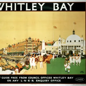 Whitley Bay, LNER poster, 1930