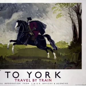 To York, LNER poster, 1934