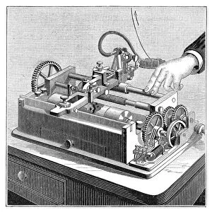 Amstutz Electro-Artograph early fax machine from 1895