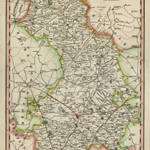 Antique map of Cambridgeshire