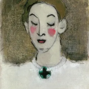 Helene Schjerfbeck's "Nurse I" Print, 1943 Helene Schjerfbeck's "Nurse I" Print, 1943