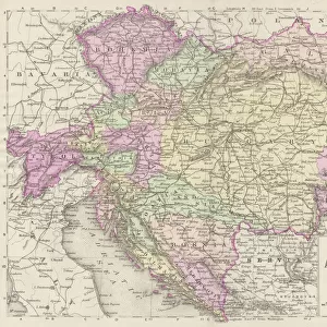 Maps and Charts Mouse Mat Collection: Bosnia and Herzegovina