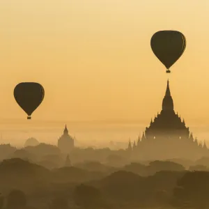 Balloons over Bagan