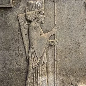 Bas-relief depicting a Persian guard