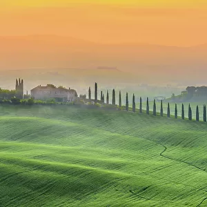 Beautiful summer landscape in Tuscany, Italy