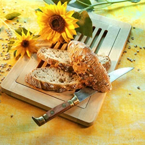 Bread with sunflower seeds