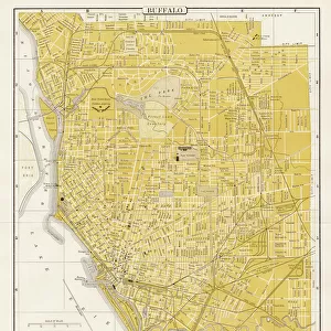 Buffalo city map 1893