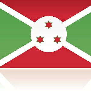 Burundi Country Flag, Eastern Africa
