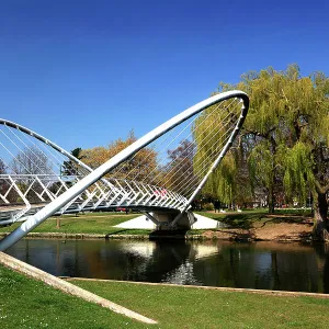 Butterfly bridge over the river Great Ouse Bedford