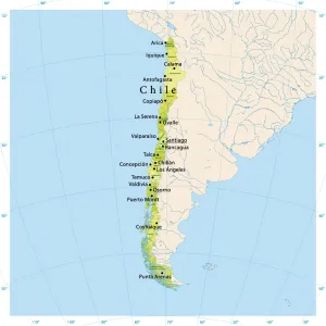 Chile Pillow Collection: Maps