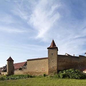 City wall of Mainbernheim, Mainfranken, Lower Franconia, Franconia, Bavaria, Germany, Europe