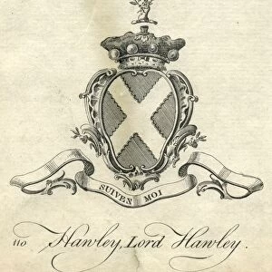 Coat of arms Lord Hawley 18th century