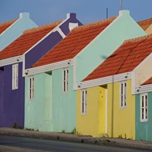 Colorful houses in Willemstad, CuraAzao