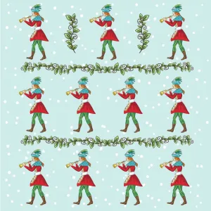 The Twelve days Of Christmas Series. Eleven Pipers Piping